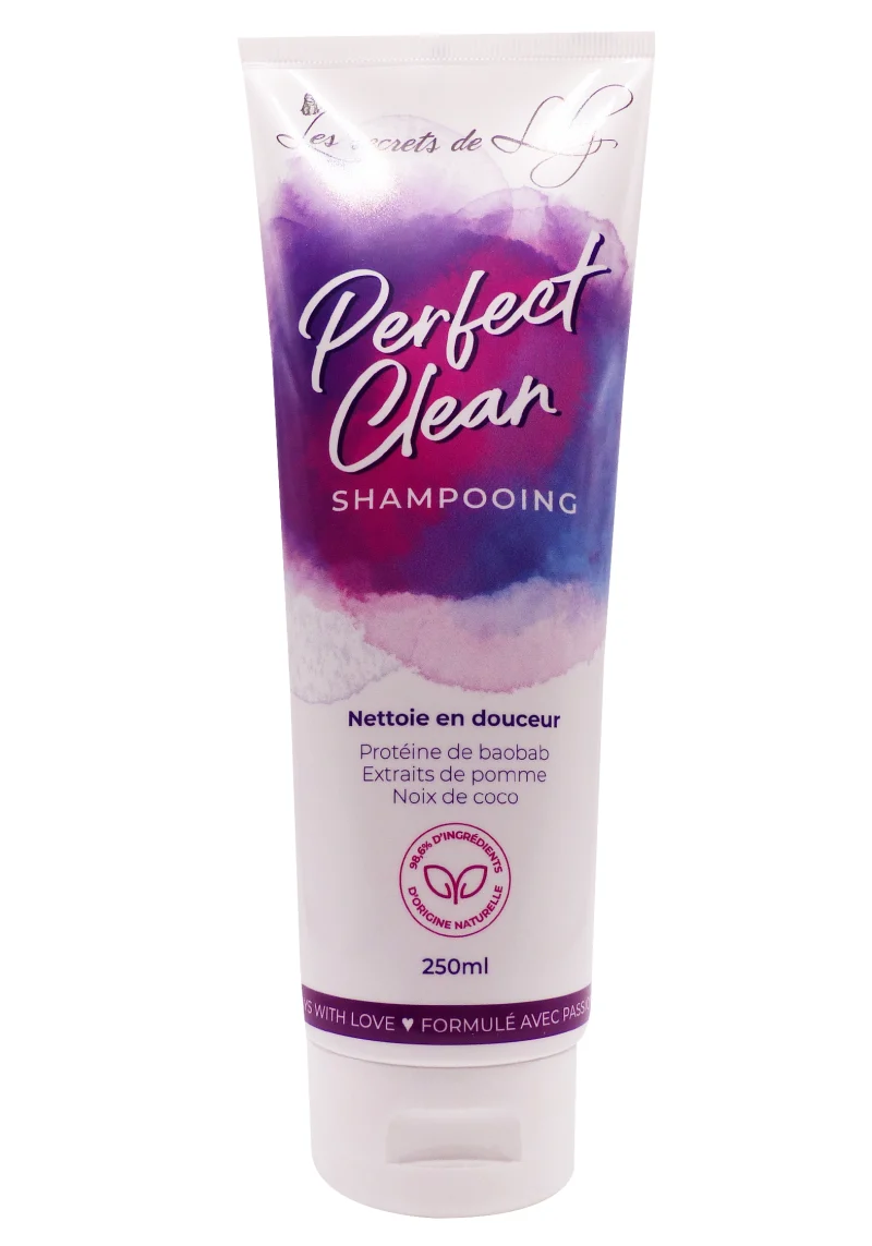 perfect clean shampooing 250 ml les secrets de loly