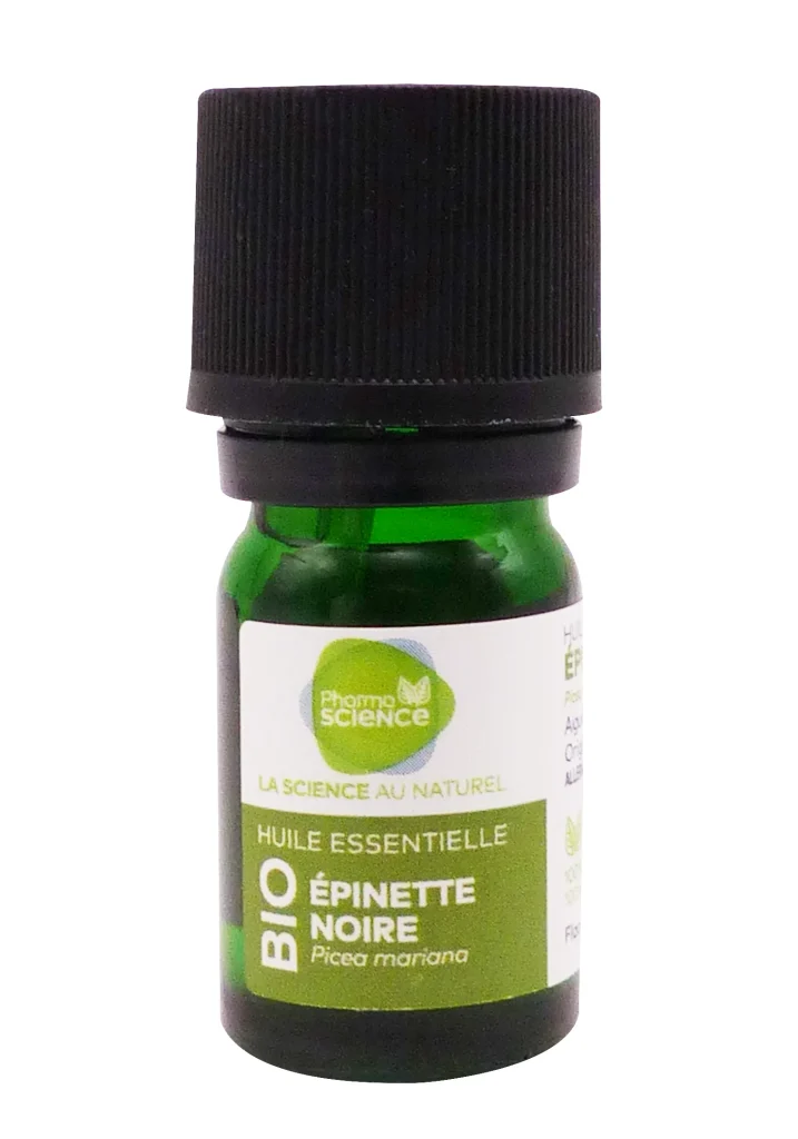 PHARMASCIENCE HUILE ESSENTIELLE EPINETTE NOIRE BIO 5 ML 4 pharmascience epinette noire bio