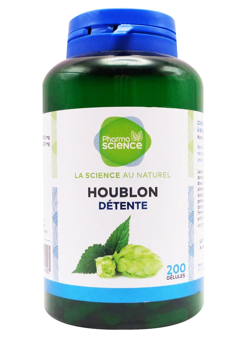pharmascience houblon détente 200 gélules
