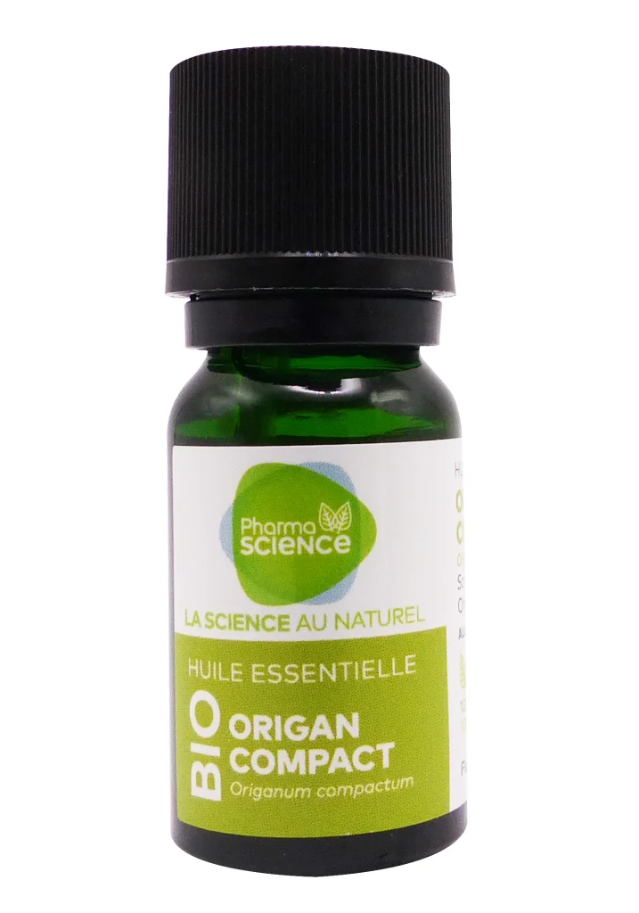 PHARMASCIENCE HUILE ESSENTIELLE ORIGAN COMPACT 10 ML 3 pharmascience huile essentielle origan flacon