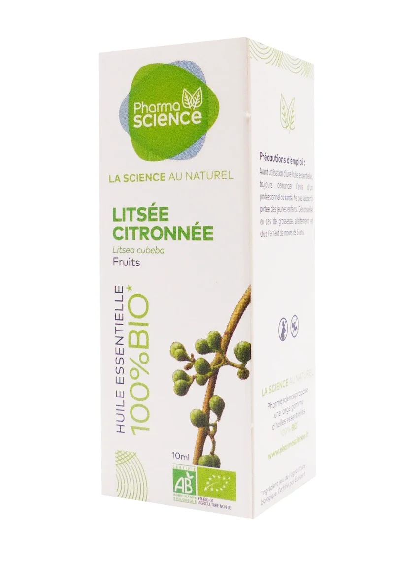 pharmascience litsee citronnée bio