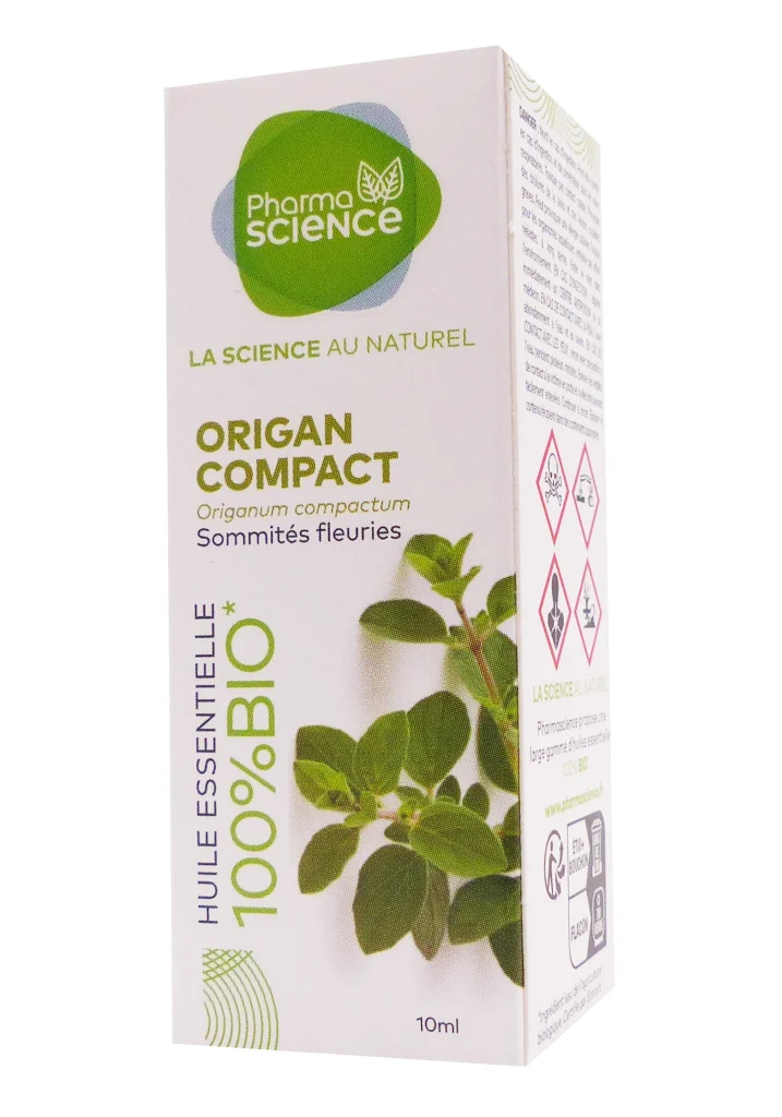 PHARMASCIENCE HUILE ESSENTIELLE ORIGAN COMPACT 10 ML 2 pharmascience origan compact bio 10 ml