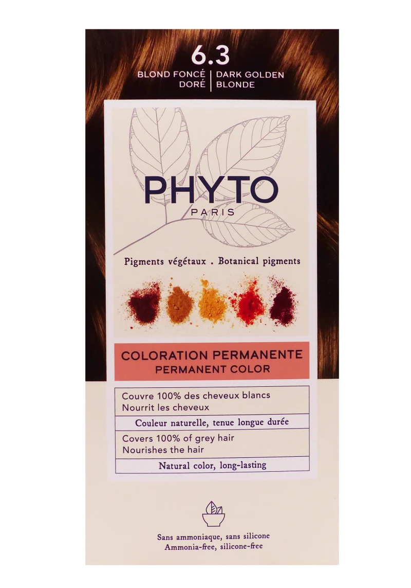 phyto blond foncé doré 6.3