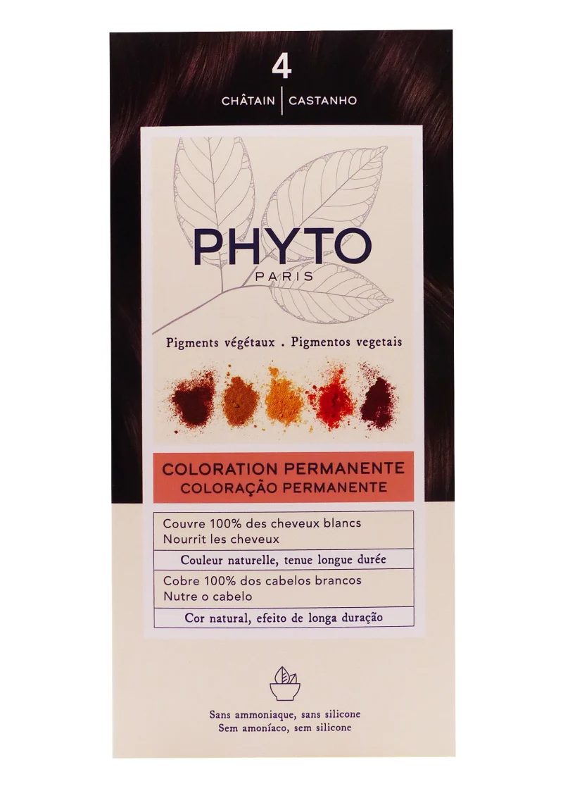 phyto couleur 4 châtain