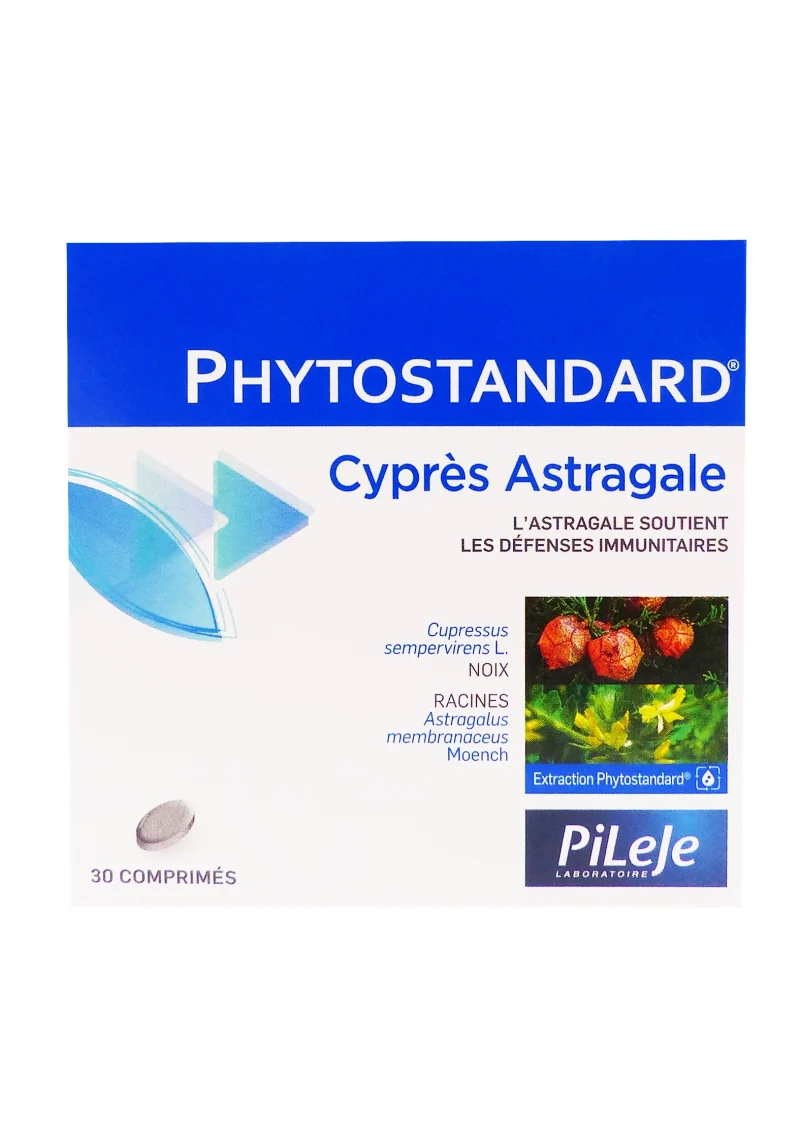 phytostandard cyprès astragal 30 comprimés pileje