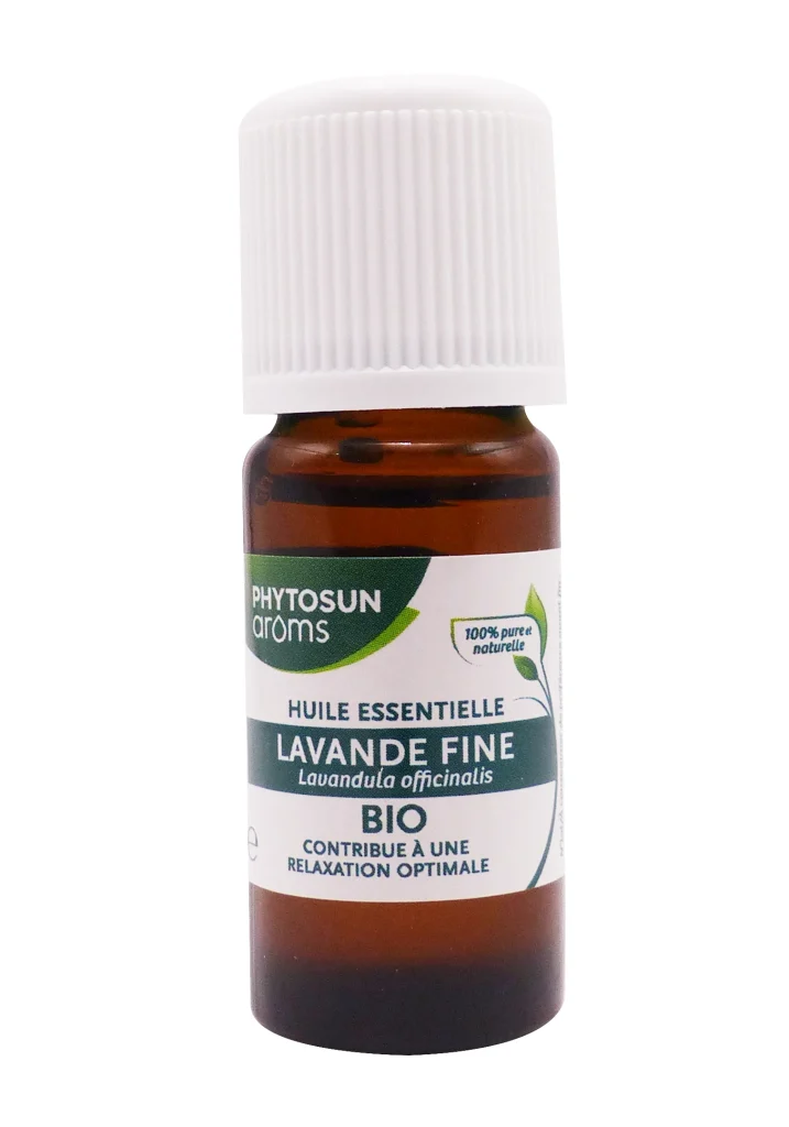 PHYTOSUN ARÔMS HUILE ESSENTIELLE LAVANDE FINE BIO 10ML 3 phytosun lavande flacon