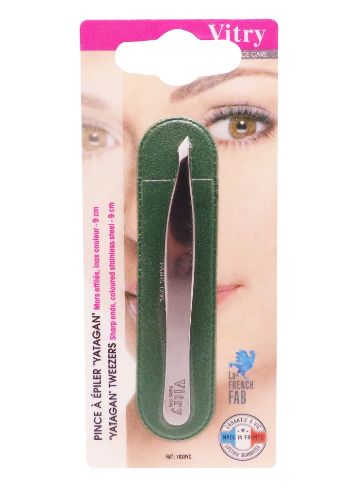 VITRY PINCE A EPILEE YATAGAN INOX 9 CM 2 pince a epiler vitry 1
