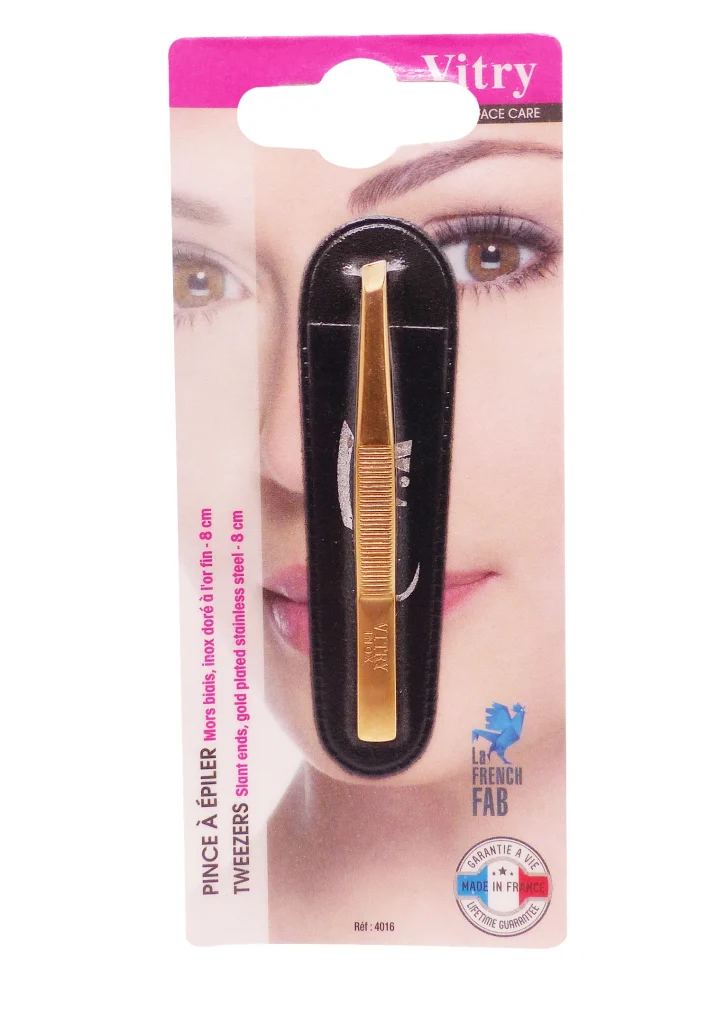 VITRY PINCE A EPILER DORE 8 CM 2 pince a epiler vitry