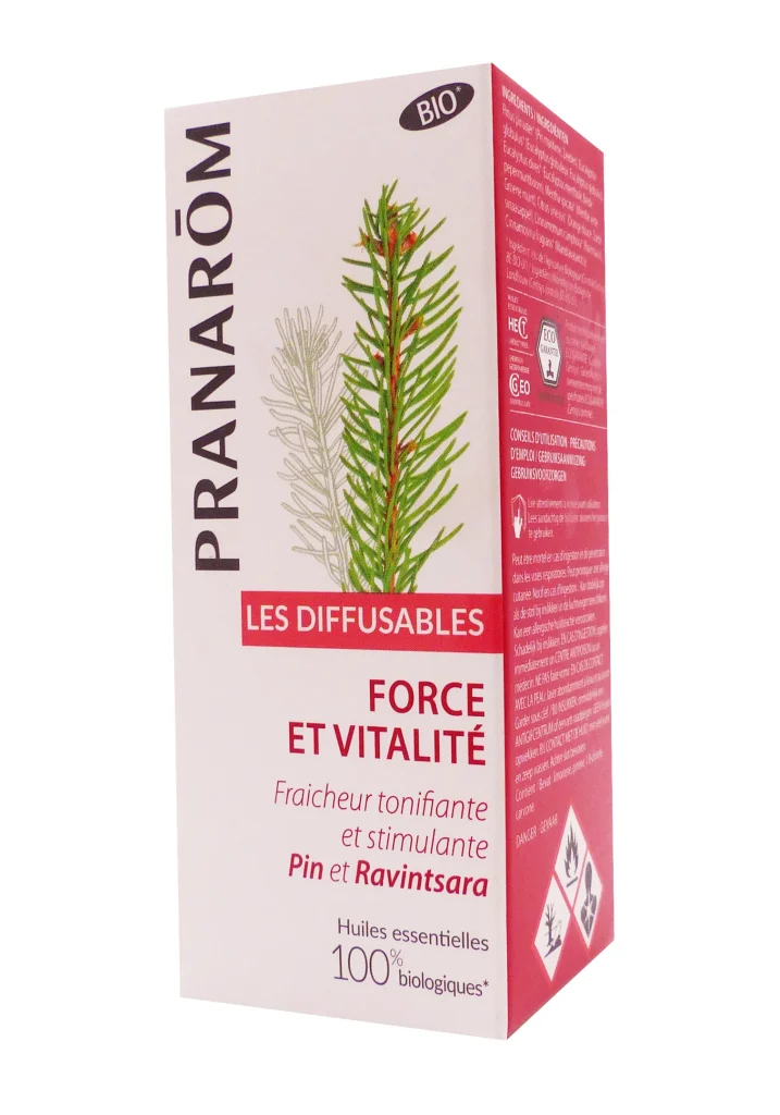 PRANAROM FORCE ET VITALITE LES DIFFUSABLES BIO 30ML 2 pranarom diffusables force et vitalite