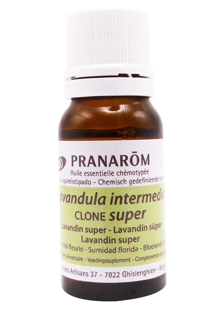 PRANAROM HUILE ESSENTIELLE LAVANDIN SUPER 10ML 3 pranarom lavandula intermedia flacon