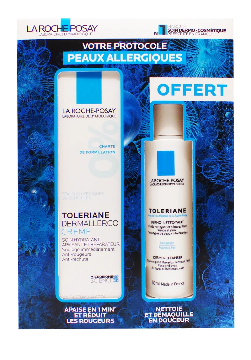 protocol peaux allergiques creme toleriane dermallergo