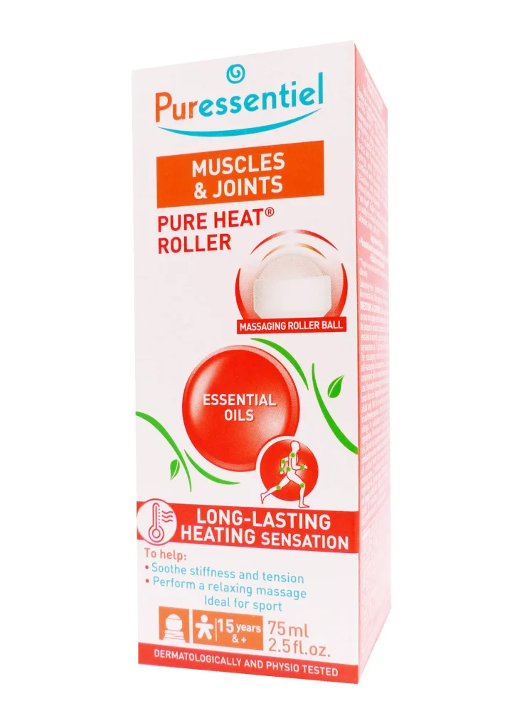 PURESSENTIEL ROLLER PUR HEAT ARTICULATIONS & MUSCLES 75ML 2 pure essentiel roll on