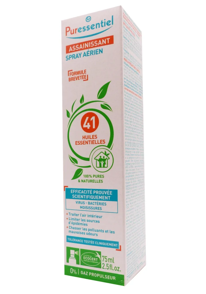 PURESSENTIEL ASSAINISSANT SPRAY 75ML 2 puressentiel assainissant spray aerien