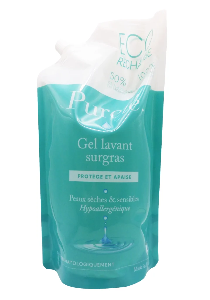 PURETE GEL LAVANT SURGRAS RECHARGE 900 ML 2 purete gel lavant surgras recharge