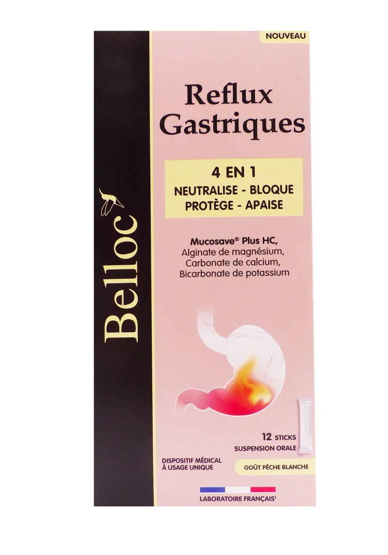 reflux gastriques 12 sticks belloc