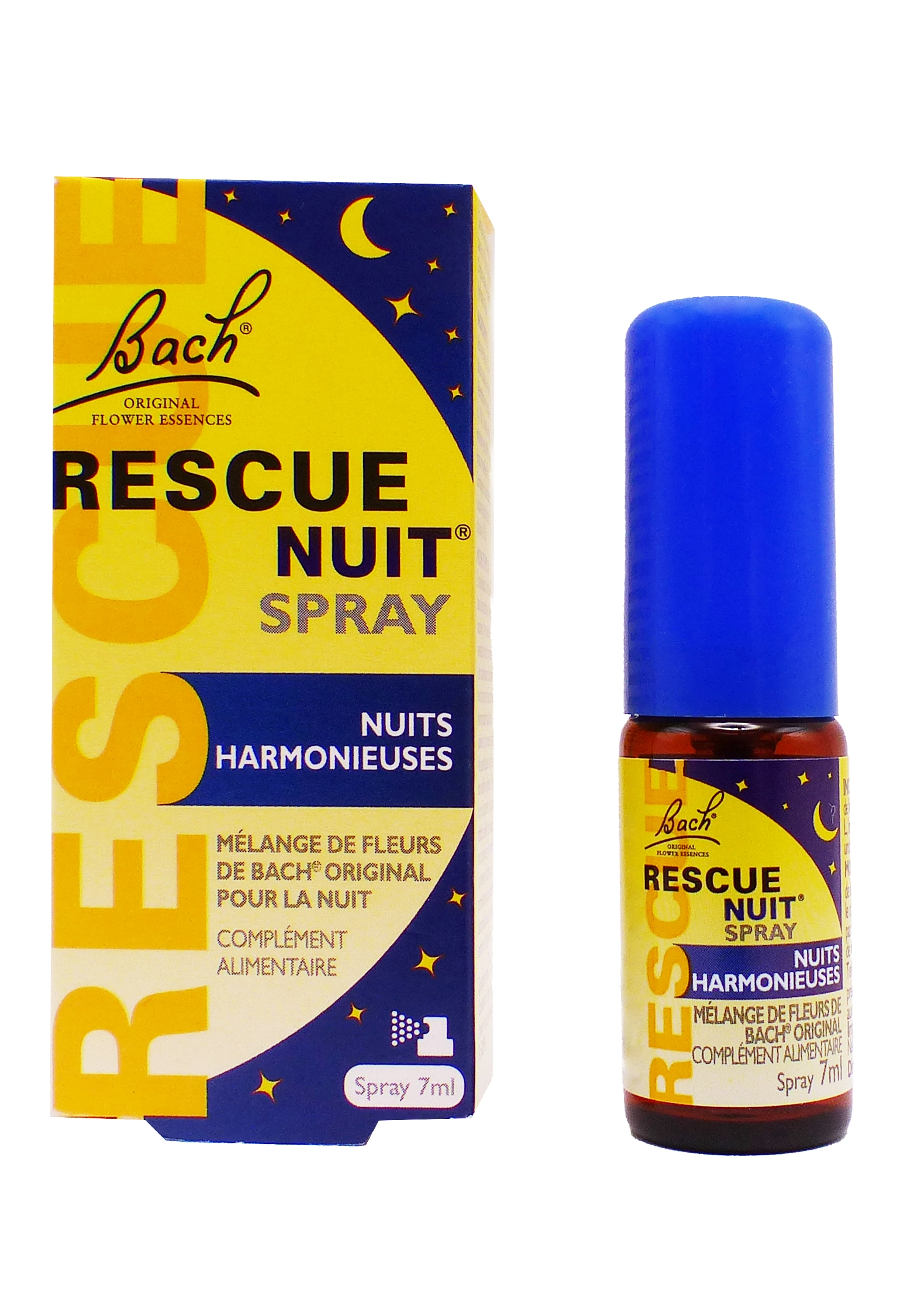 RESCUE NUITS HARMONIEUSES SPRAY 7ML 1 rescue nuit spray 7 ml