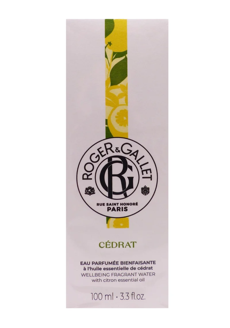 roger et gallet eau parfumée cédrat 100 ml