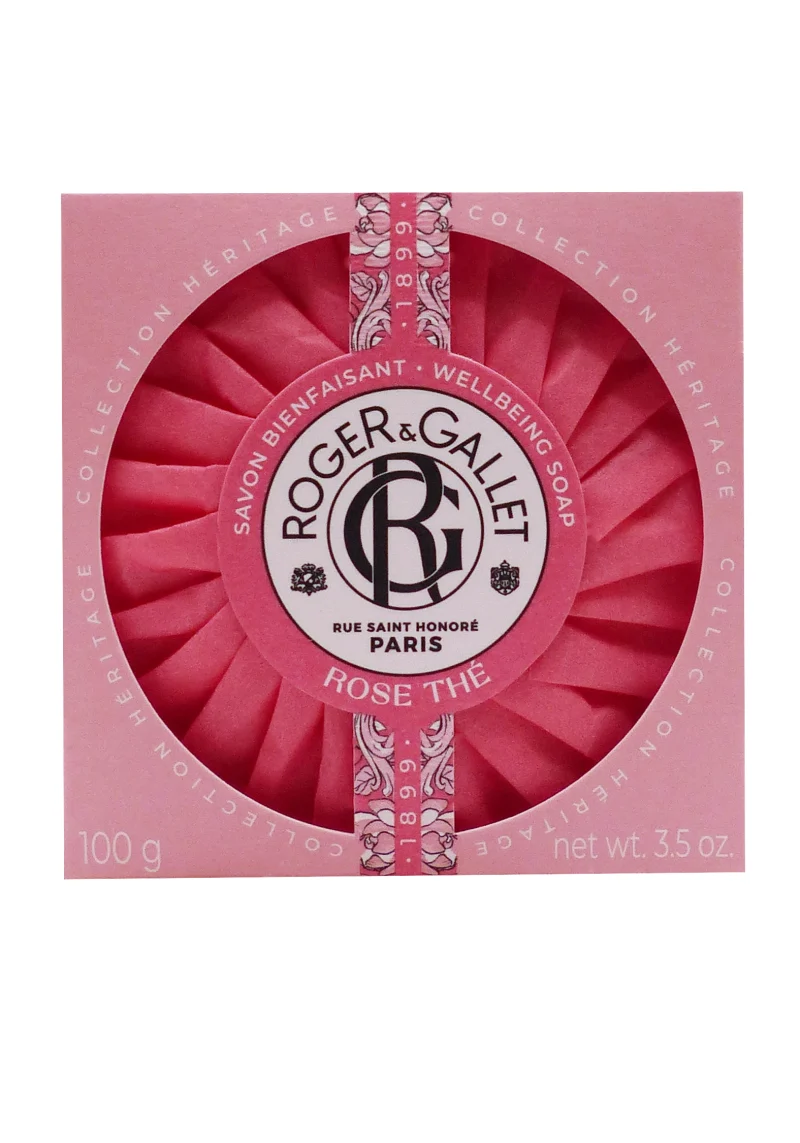 savon rose thé roger et gallet
