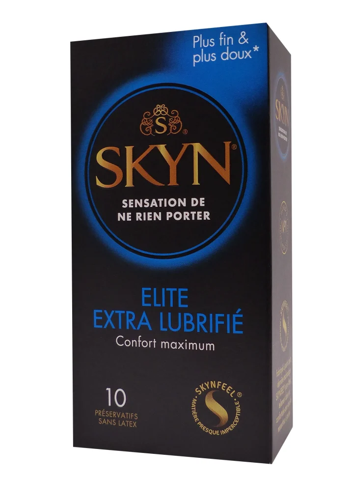 SKYN ELITE EXTRA LUBRIFIE 10 PRESERVATIFS 2 skyn elite extra lubrifie 10 preservatifs