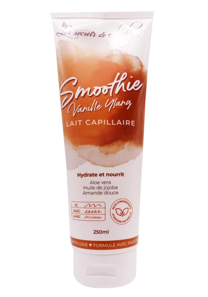 LES SECRETS DE LOLY SMOOTHIE VANILLE YLANG LAIT CAPILLAIRE 250 ML 2 smoothie vanille ylang