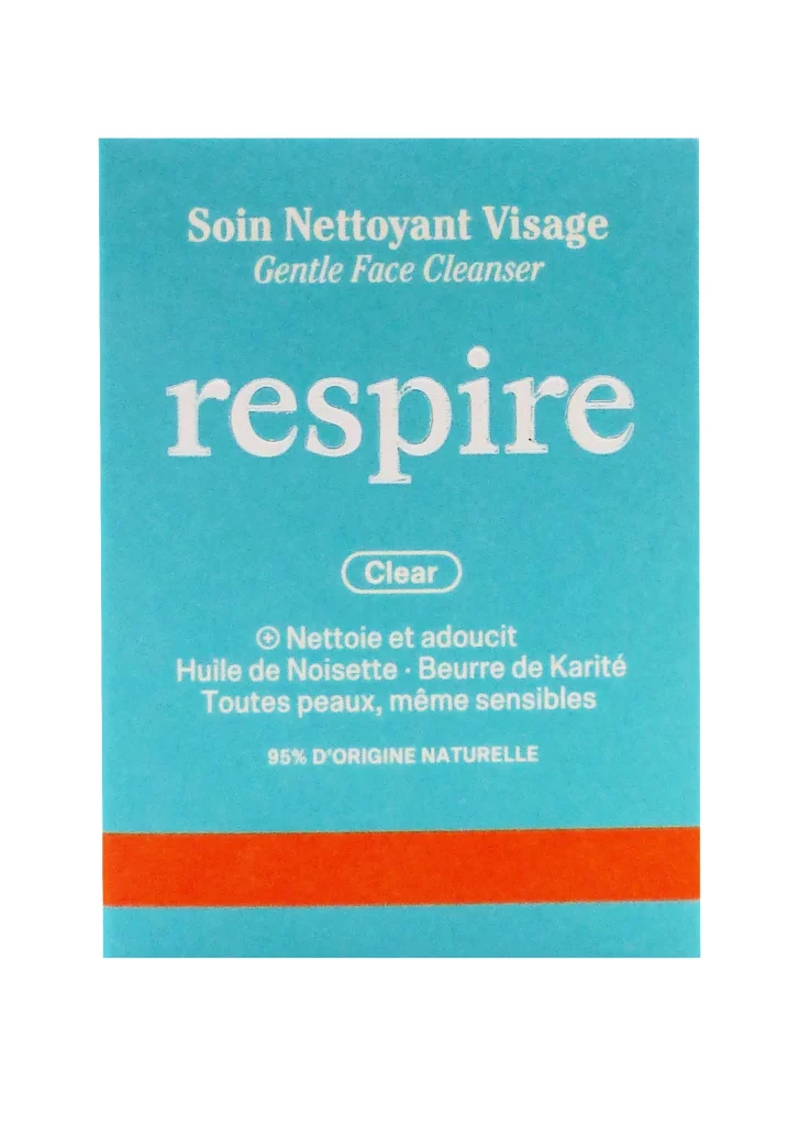 soin nettoyant visage respire