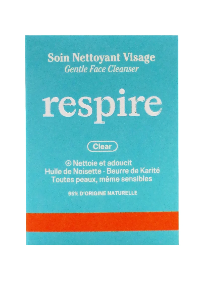 soin nettoyant visage respire