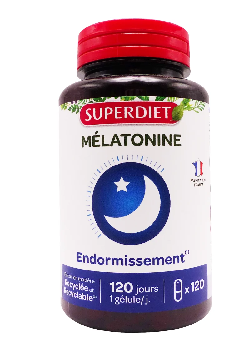 superdiet mélatonine 120 gélules