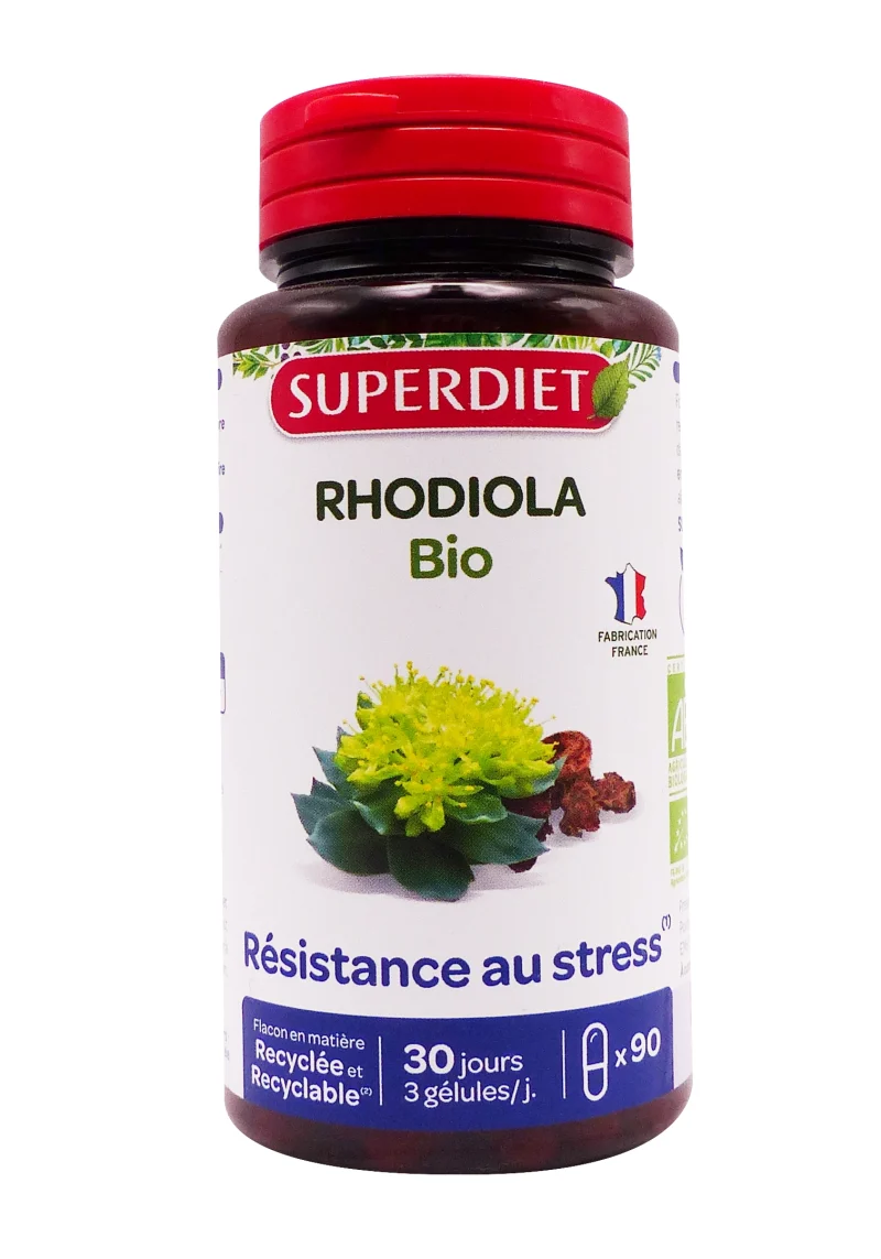 superdiet rhodiola bio 90 gélules