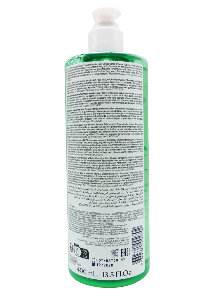 SPIRIAL DEO-DOUCHE GEL LAVANT 400 ML 3 svr spiral 400 ml