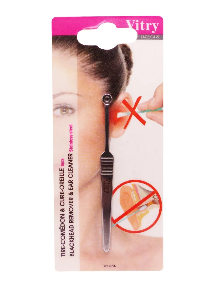 VITRY TIRE-COMEDONS ET CURE-OREILLE 2 tire comedon cure oreille inox vitry