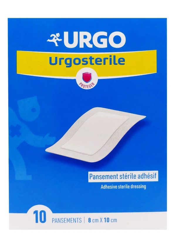 urgosterile 10 pansements 8x10 cm