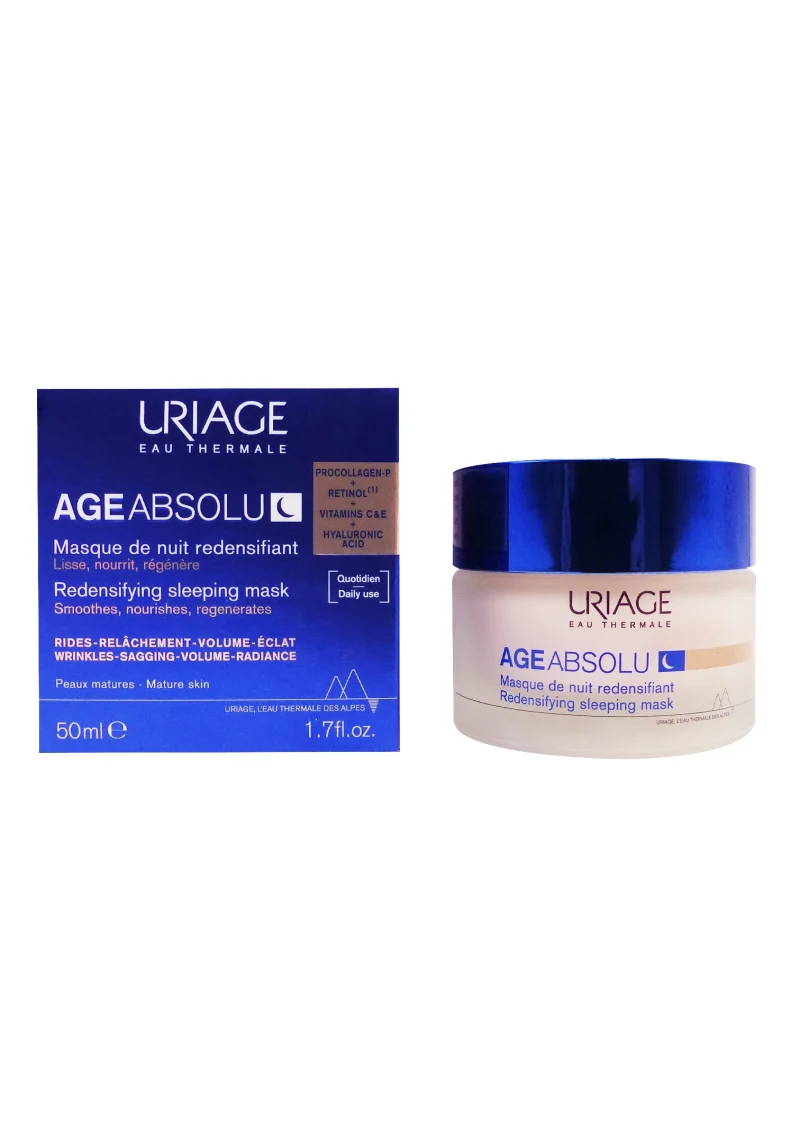 uriage age absolu masque de nuit redensifiant 50 ml
