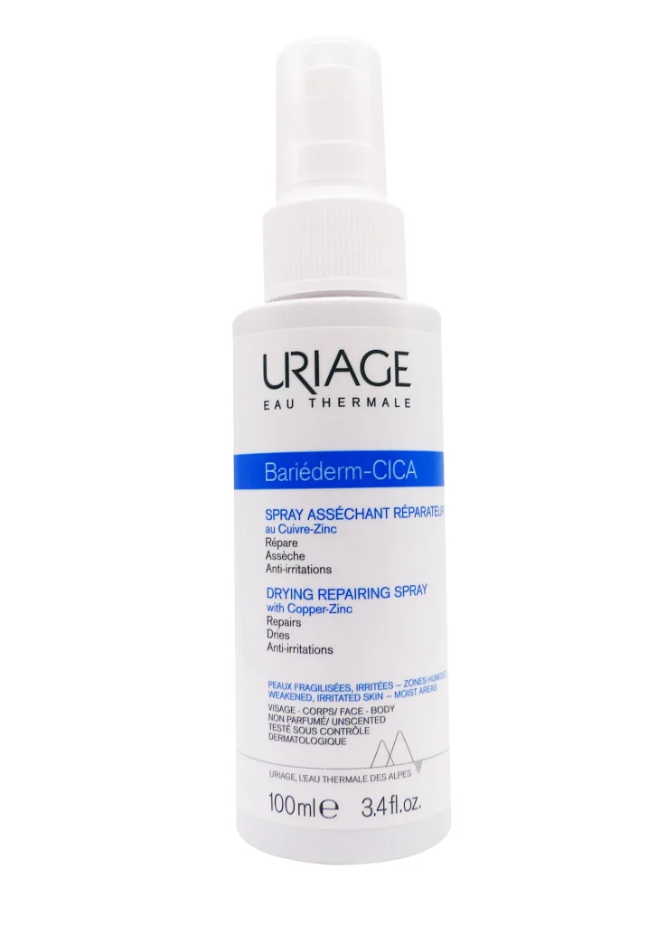 URIAGE BARIEDERM CICA SPRAY ASSECHANT REPARATEUR 100ML 2 uriage bariederm cica spray assechant 100 ml