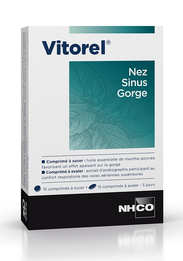 NHCO VITOREL 15 COMPRIMES A SUCER + 15 COMPRIMES A AVALER 6 vitorel