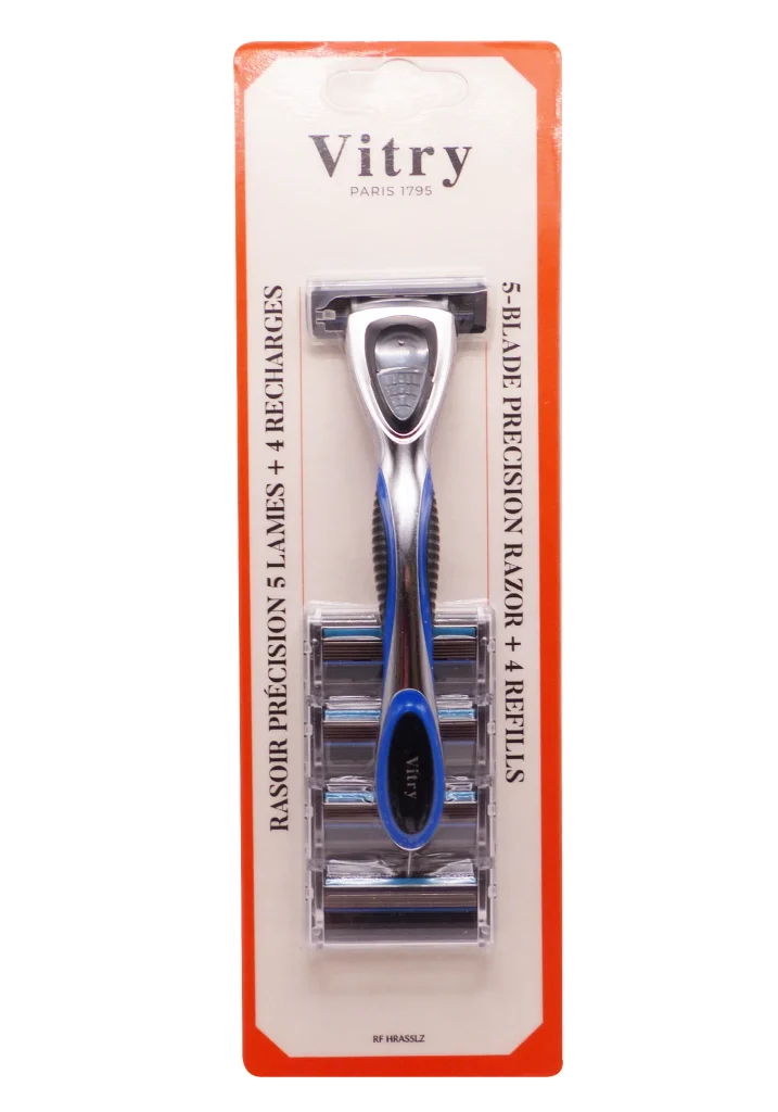 VITRY RASOIR DE PRECISION 5 LAMES + 4 RECHARGES 2 vitry rasoir