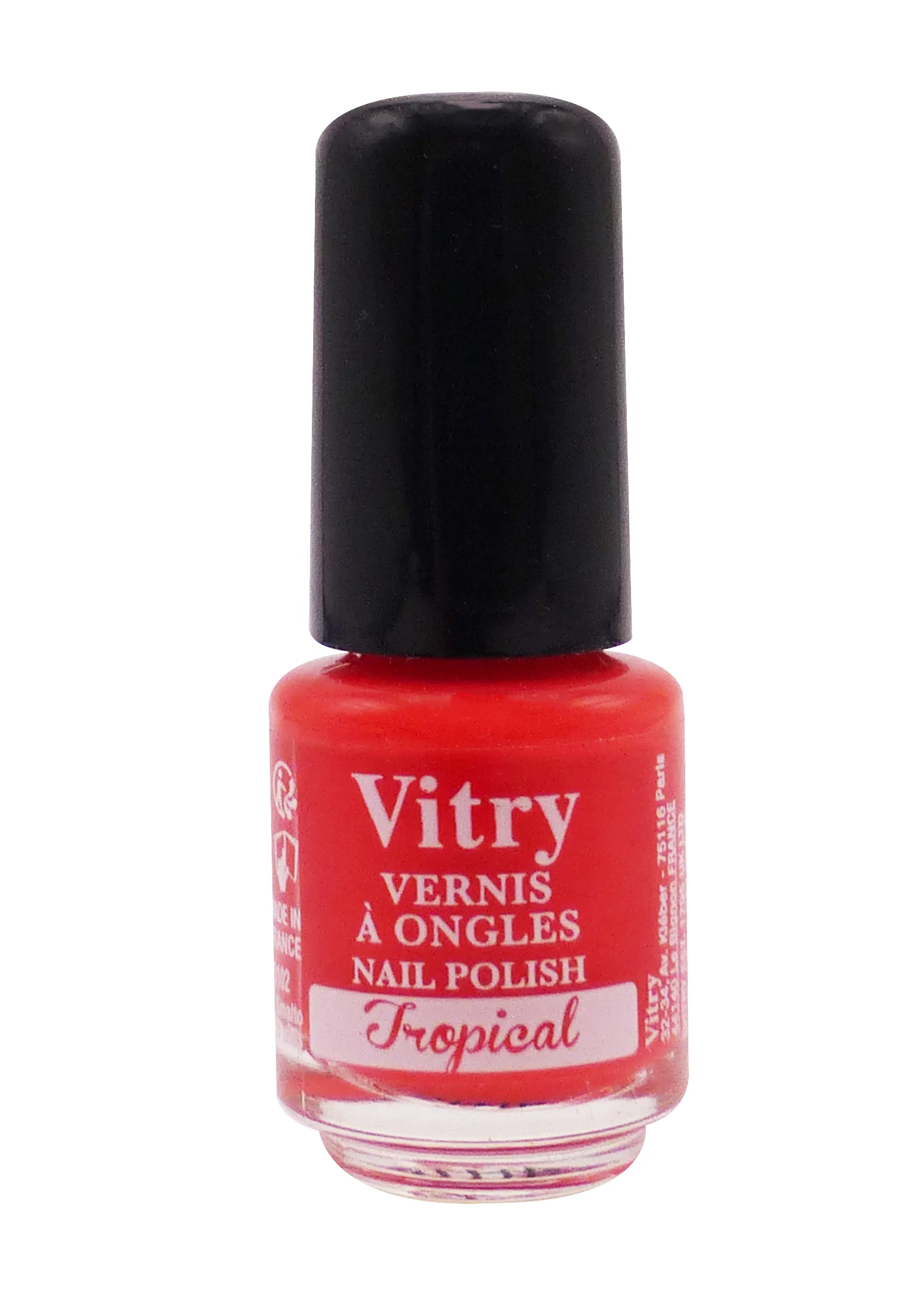 VITRY VERNIS A ONGLES MINI N°102 TROPICAL 4ML 1 vitry vernis a ongle tropical