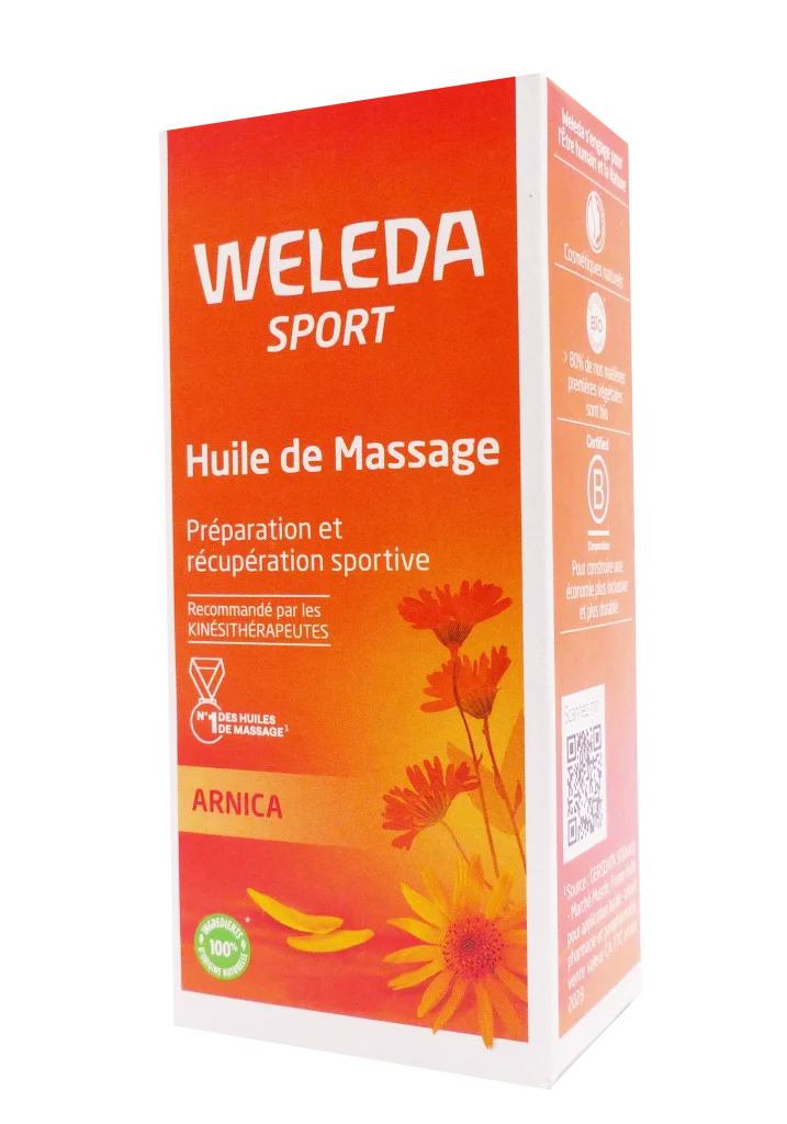 WELEDA HUILE DE MASSAGE ARNICA 50ML 2 weleda recuperation sportive