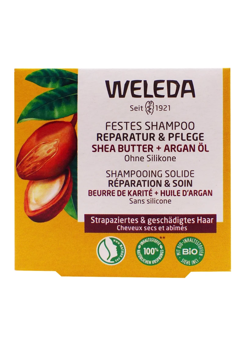 WELEDA SHAMPOOING SOLIDE REPARATION ET SOIN 50G 3 weleda shampooing solide reparation et soin