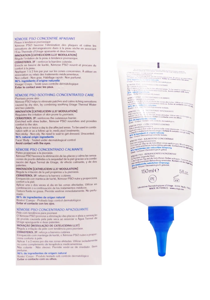 URIAGE XEMOSE PSO CONCENTRE APAISANT TUBE 150 ML 3 xemose pso concentre apaisant 150 ml