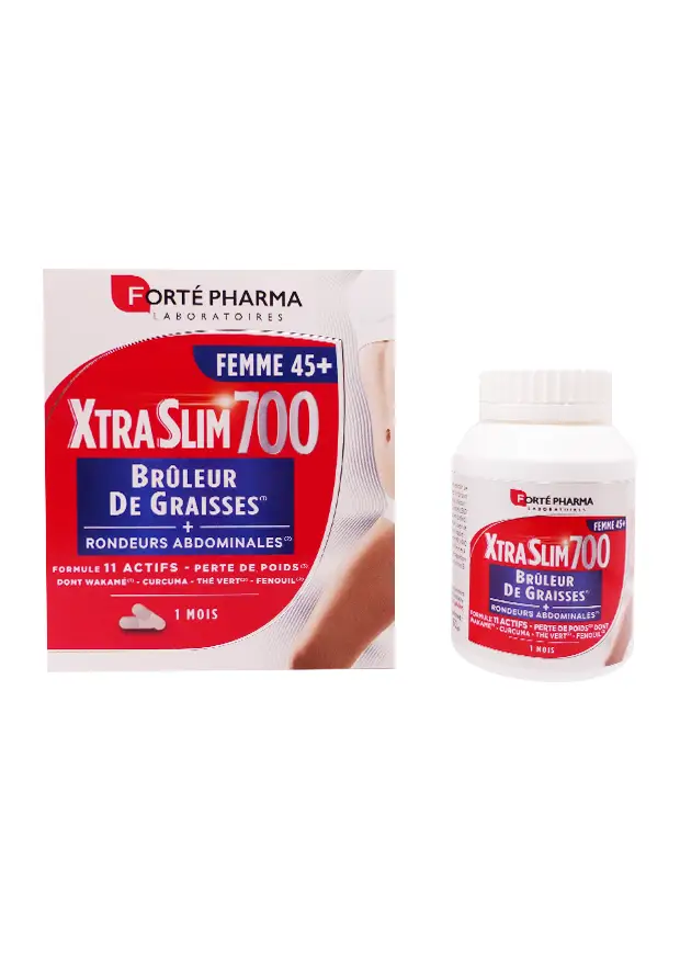 XTRASLIM 700 FEMMES 45+FORTE PHARMA 120 GELULES 5 xtraslim 700 bruleur de graisses