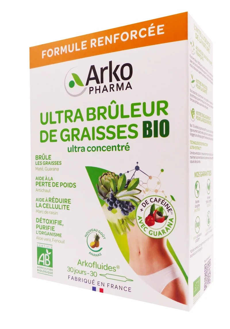 arko ultra bruleur de graisses bio 30 ampoules