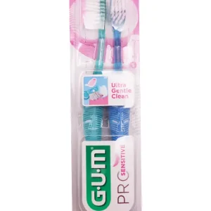 gum sunstar 510 lot 2 brosses à dents