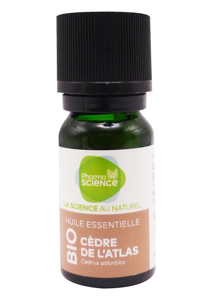 PHARMASCIENCE HUILE ESSENTIELLE CEDRE DE L'ATLAS BIO 10 ML 3 pharmascience cedre de latlas bio