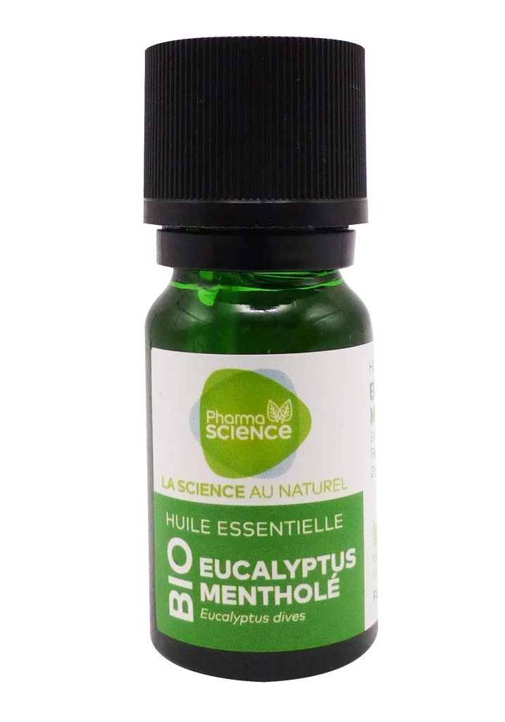 PHARMASCIENCE HUILE ESSENTIELLE EUCALYPTUS MENTHOLE BIO 10ML 3 pharmascience huile essentielle bio eucalyptus menthole