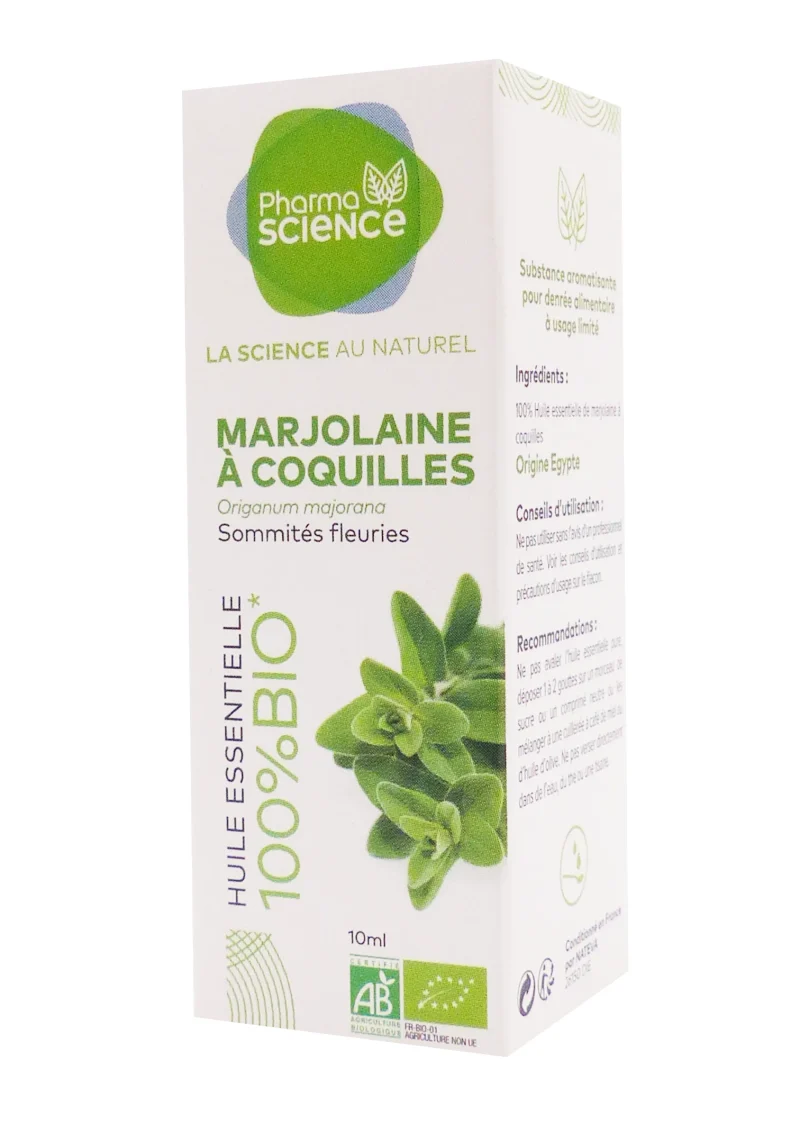 pharmascience marjolaine a coquilles huile essentielle