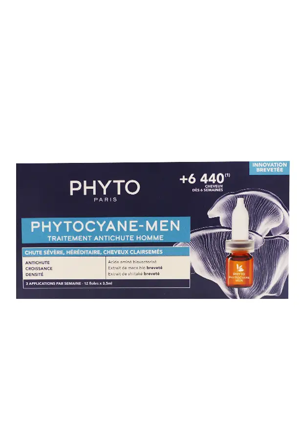 phytocyane men 12 fioles