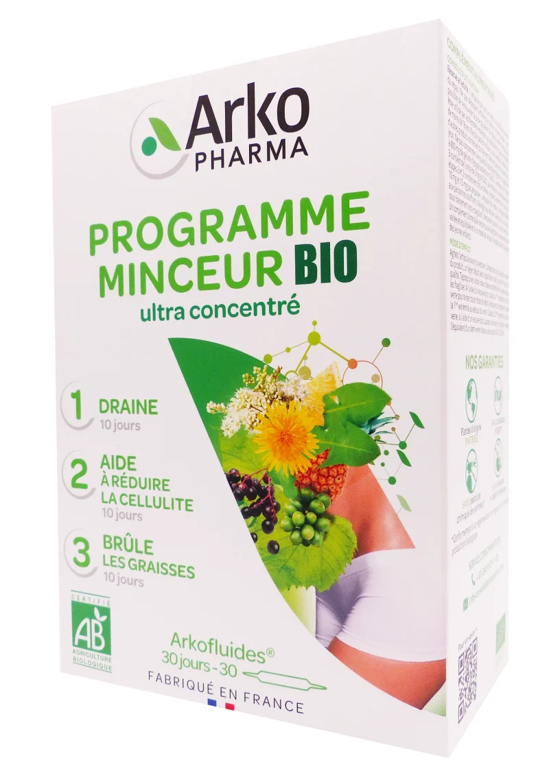 programme minceur bio 30 ampoules