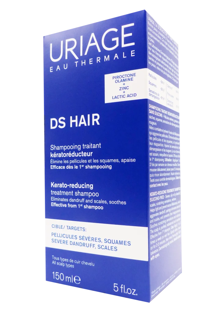 URIAGE DS HAIR SHPAMPOOING TRAITANT KERATOREDUCTEUR 150ML 2 uriage ds hair 150 ml