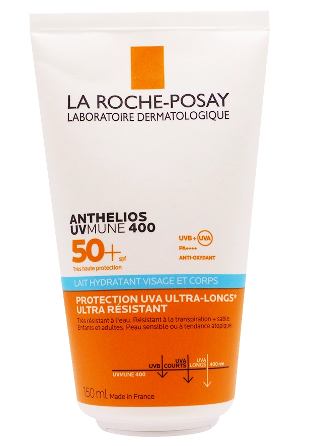 ANTHELIOS LAIT HYDRATANT VISAGE ET CORPS SPF 50+ LA ROCHE POSAY 150 ML 2 LRP anthelios 50+ lait 150 ml