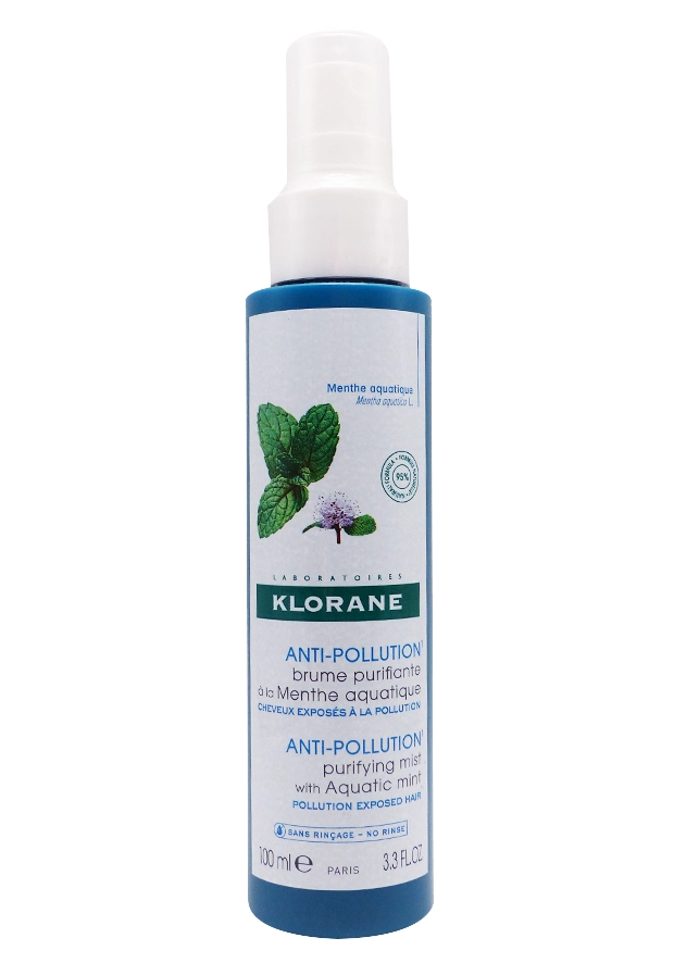 klorane anti polution brume menthe 100 ml